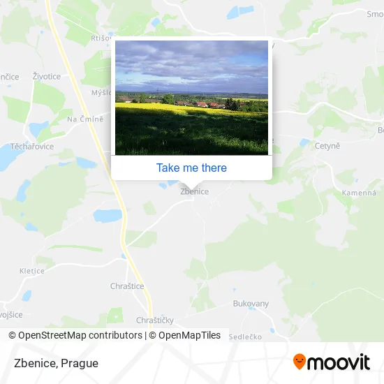 Карта Zbenice