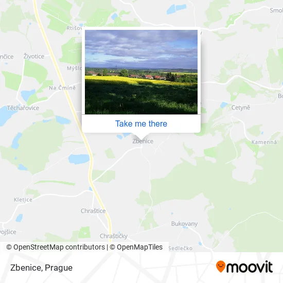 Карта Zbenice