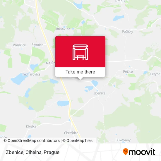 Карта Zbenice, Cihelna