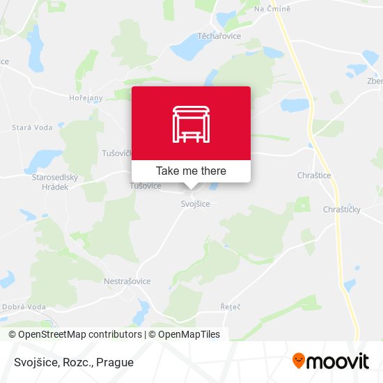 Карта Svojšice, Rozc.