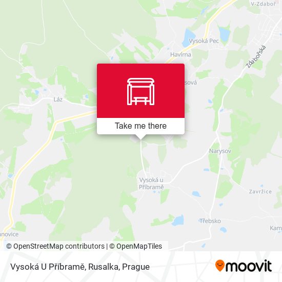 Vysoká U Příbramě, Rusalka map