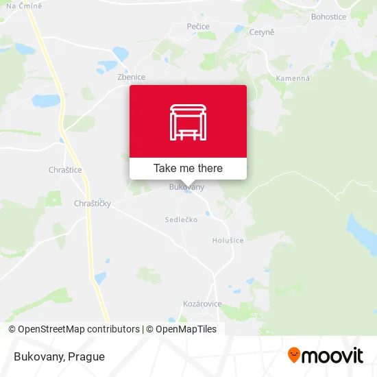 Карта Bukovany