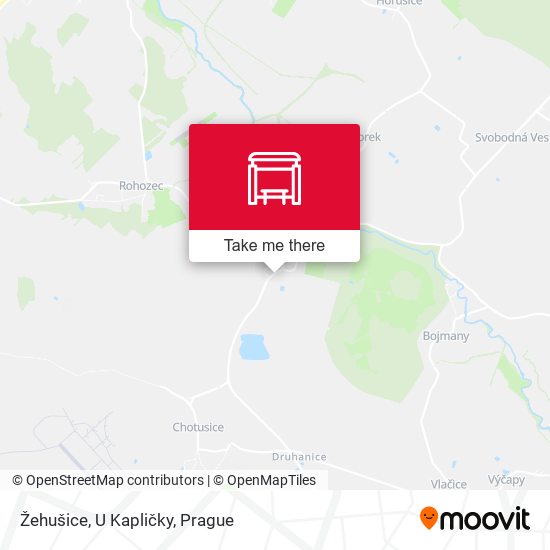 Žehušice, U Kapličky map