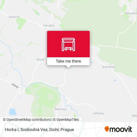Horka I, Svobodná Ves, Dolní map