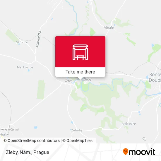 Карта Žleby, Nám.