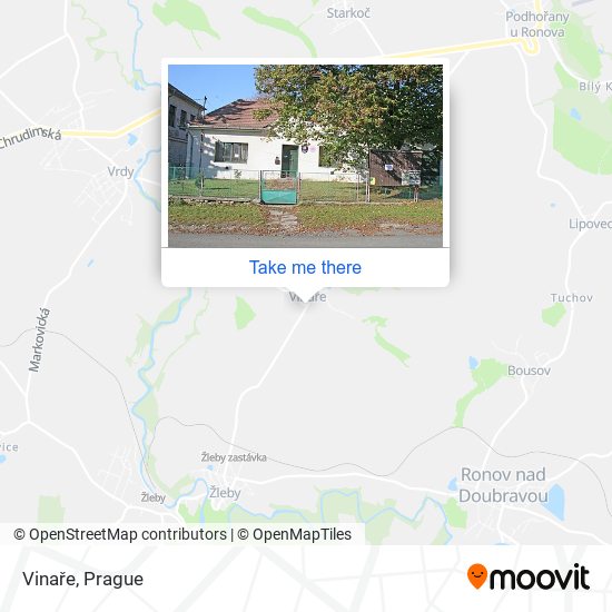 Карта Vinaře
