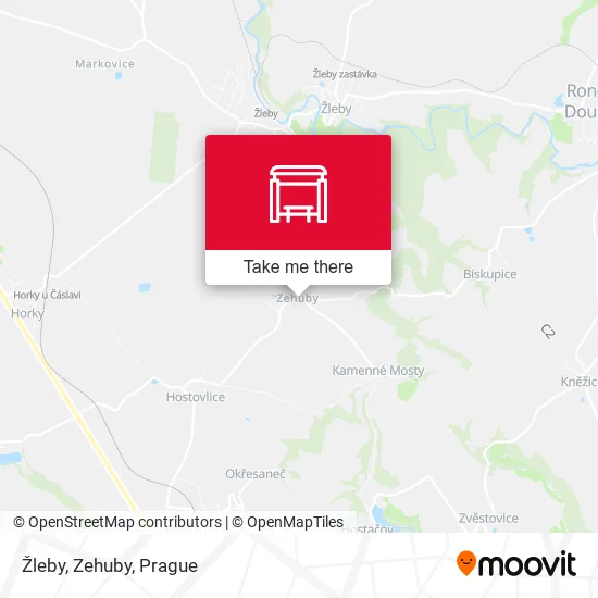 Карта Žleby, Zehuby