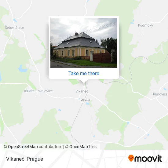 Карта Vlkaneč