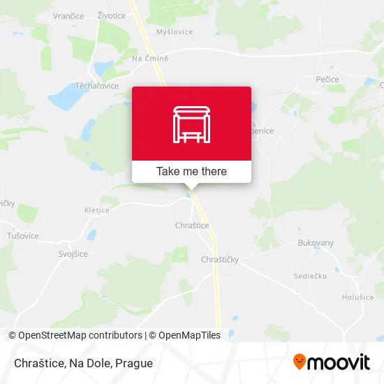 Карта Chraštice, Na Dole