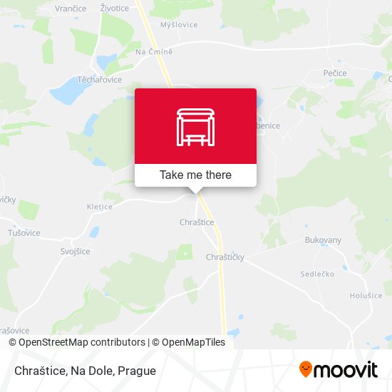 Chraštice, Na Dole map