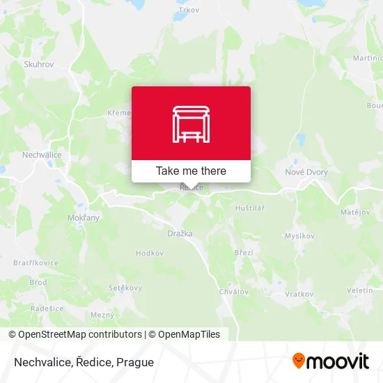 Карта Nechvalice, Ředice