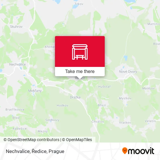 Карта Nechvalice, Ředice