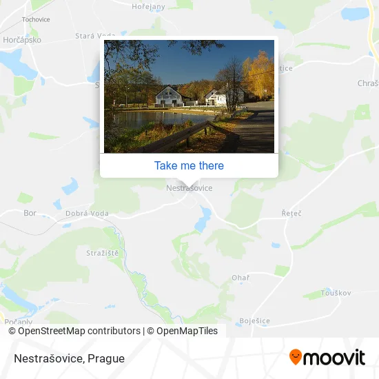 Карта Nestrašovice