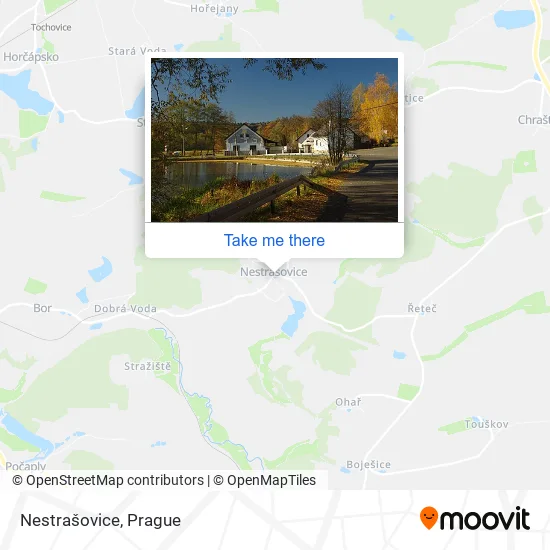 Карта Nestrašovice
