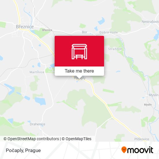 Карта Počaply