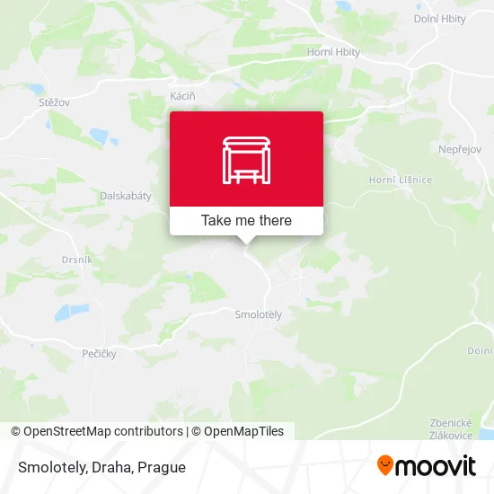 Карта Smolotely, Draha