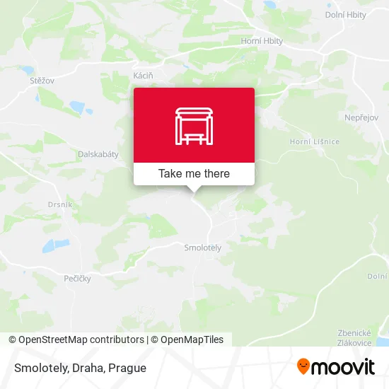 Карта Smolotely, Draha