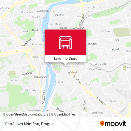 Ostrčilovo Náměstí map