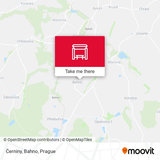Карта Černíny, Bahno