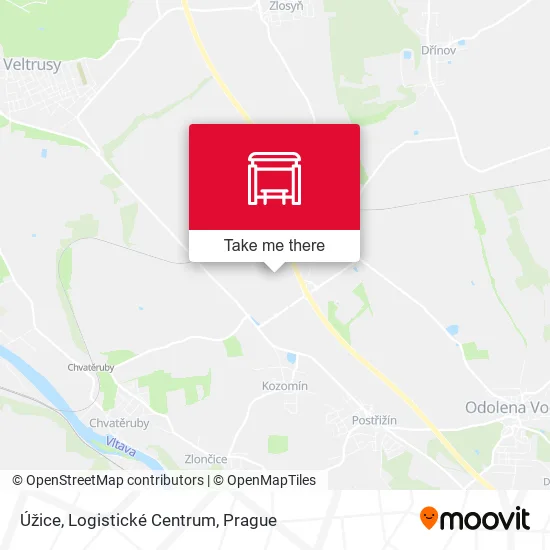 Úžice, Logistické Centrum map