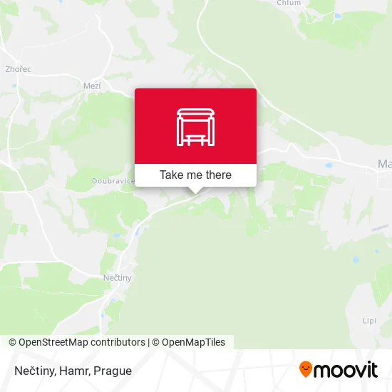 Карта Nečtiny, Hamr