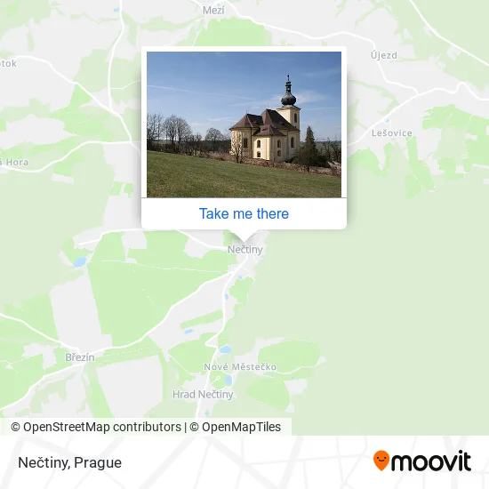 Карта Nečtiny