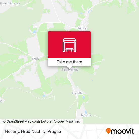 Карта Nečtiny, Hrad Nečtiny