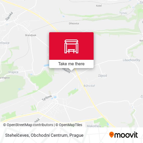 Stehelčeves, Obchodní Centrum map