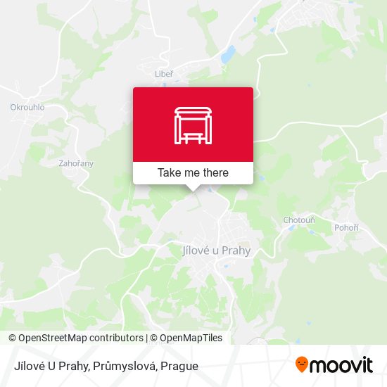 Jílové U Prahy, Průmyslová map