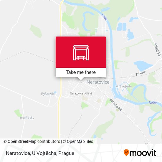 Карта Neratovice, U Vojtěcha