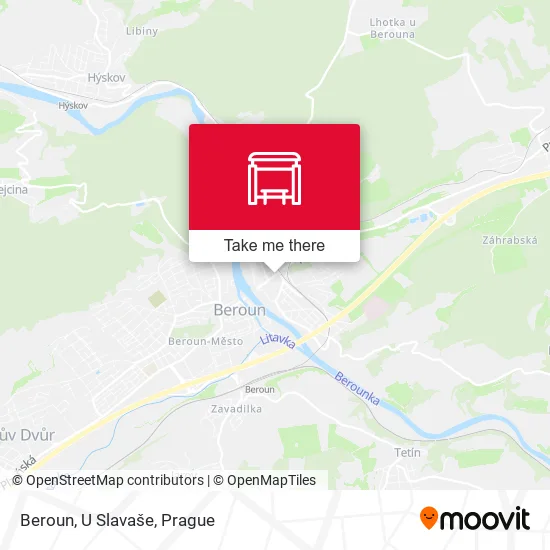 Beroun, U Slavaše map