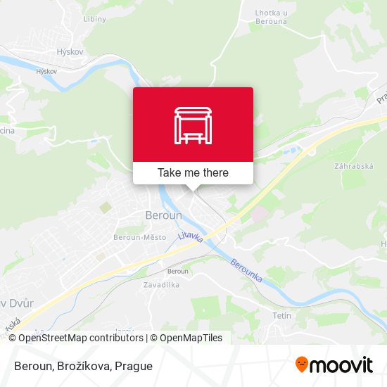 Beroun, Brožíkova map