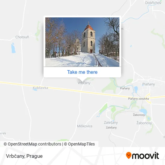 Карта Vrbčany