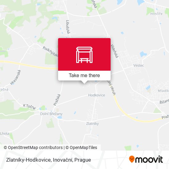 Zlatníky-Hodkovice, Inovační map
