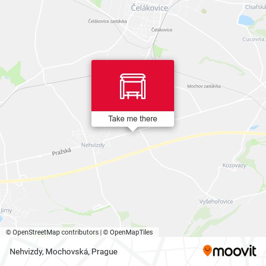 Nehvizdy, Mochovská map