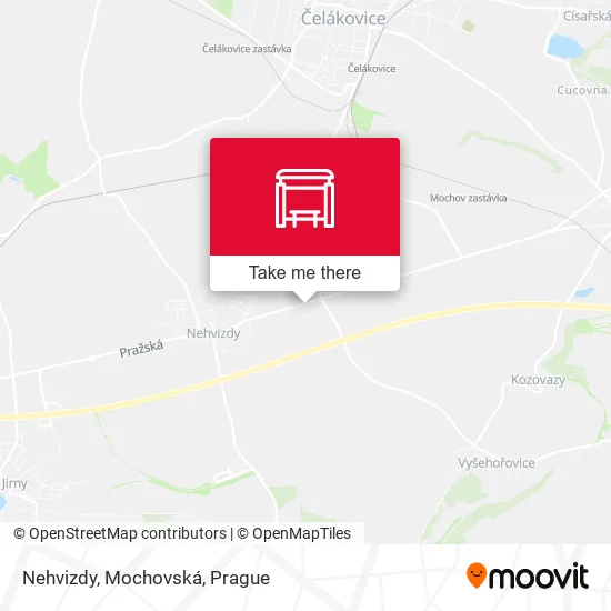 Карта Nehvizdy, Mochovská