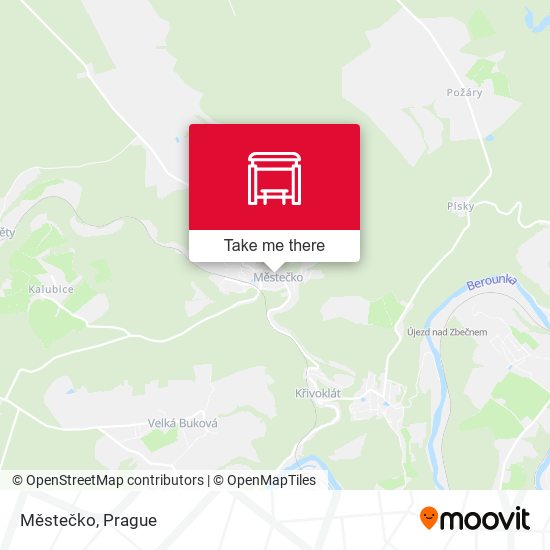 Карта Městečko
