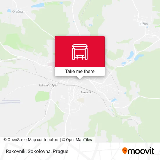 Карта Rakovník, Sokolovna