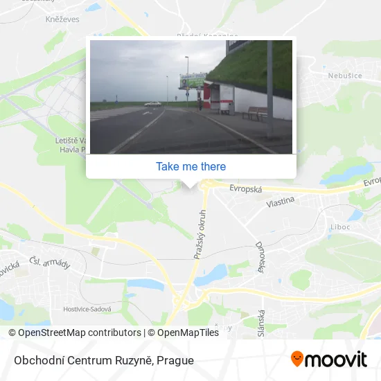 Obchodní Centrum Ruzyně map