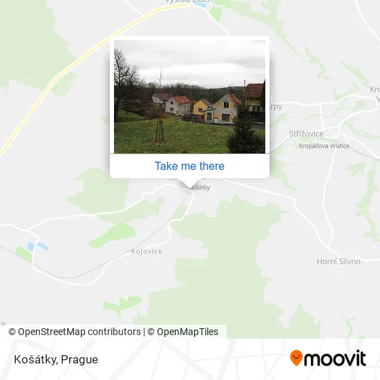 Карта Košátky