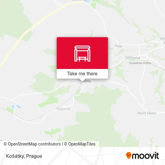 Карта Košátky