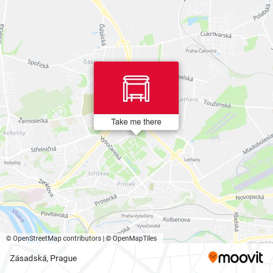 Карта Zásadská
