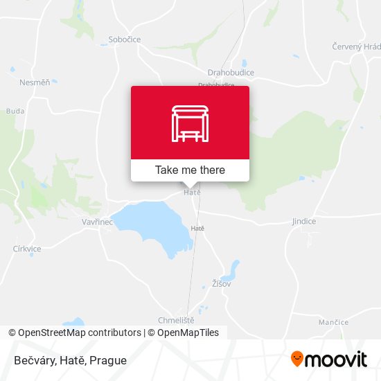 Bečváry, Hatě map