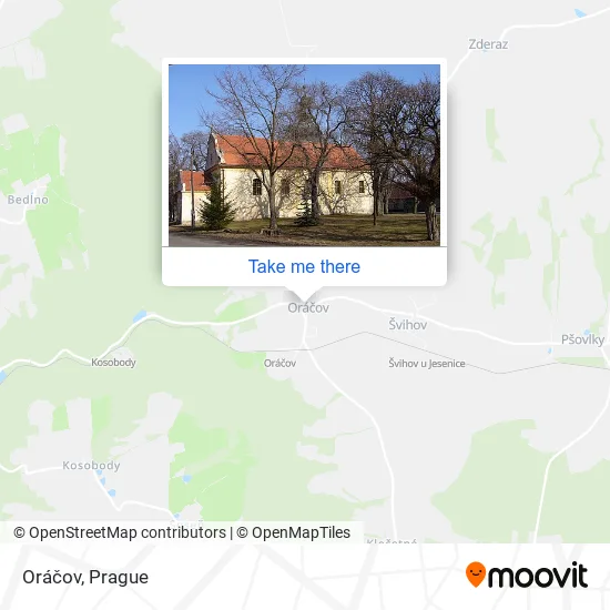 Карта Oráčov