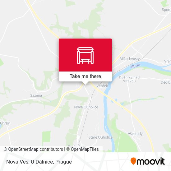 Карта Nová Ves, U Dálnice