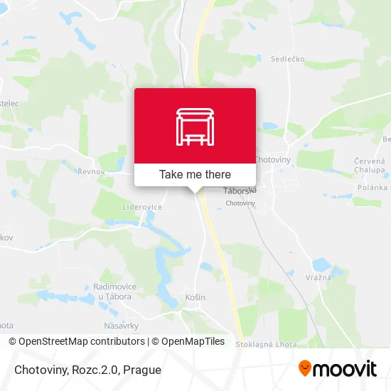 Карта Chotoviny, Rozc.2.0