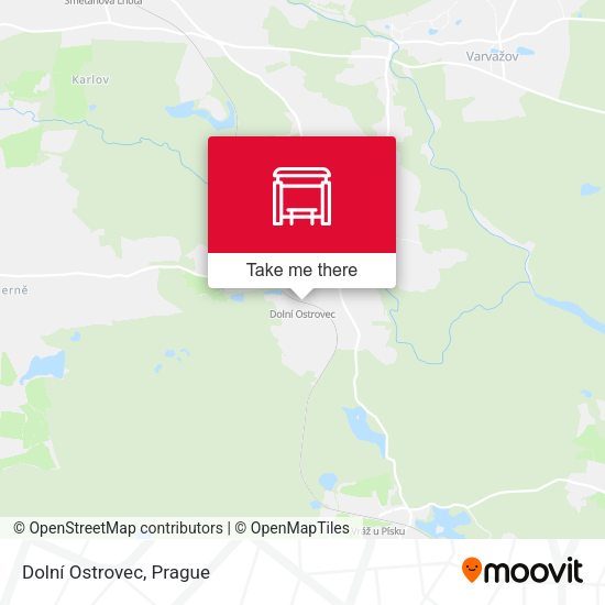 Карта Dolní Ostrovec