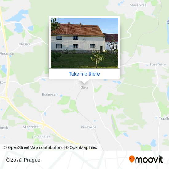 Čížová map