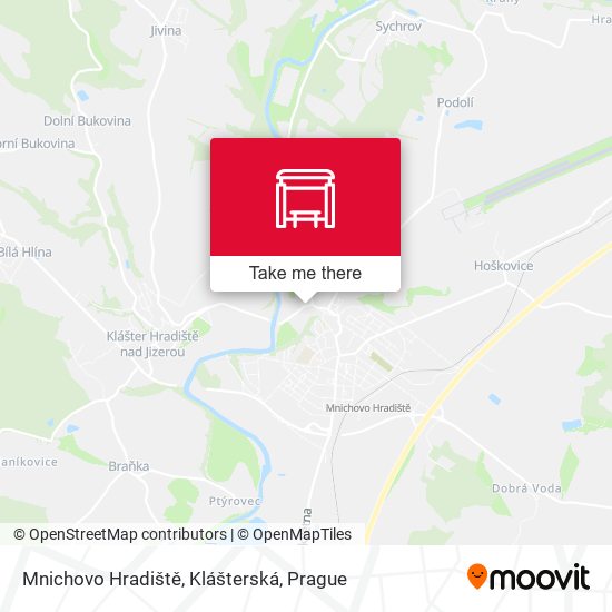 Mnichovo Hradiště, Klášterská map