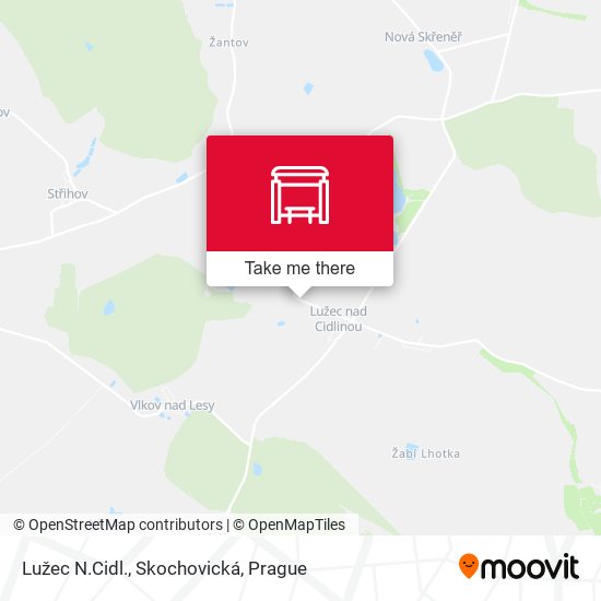 Lužec N.Cidl., Skochovická map